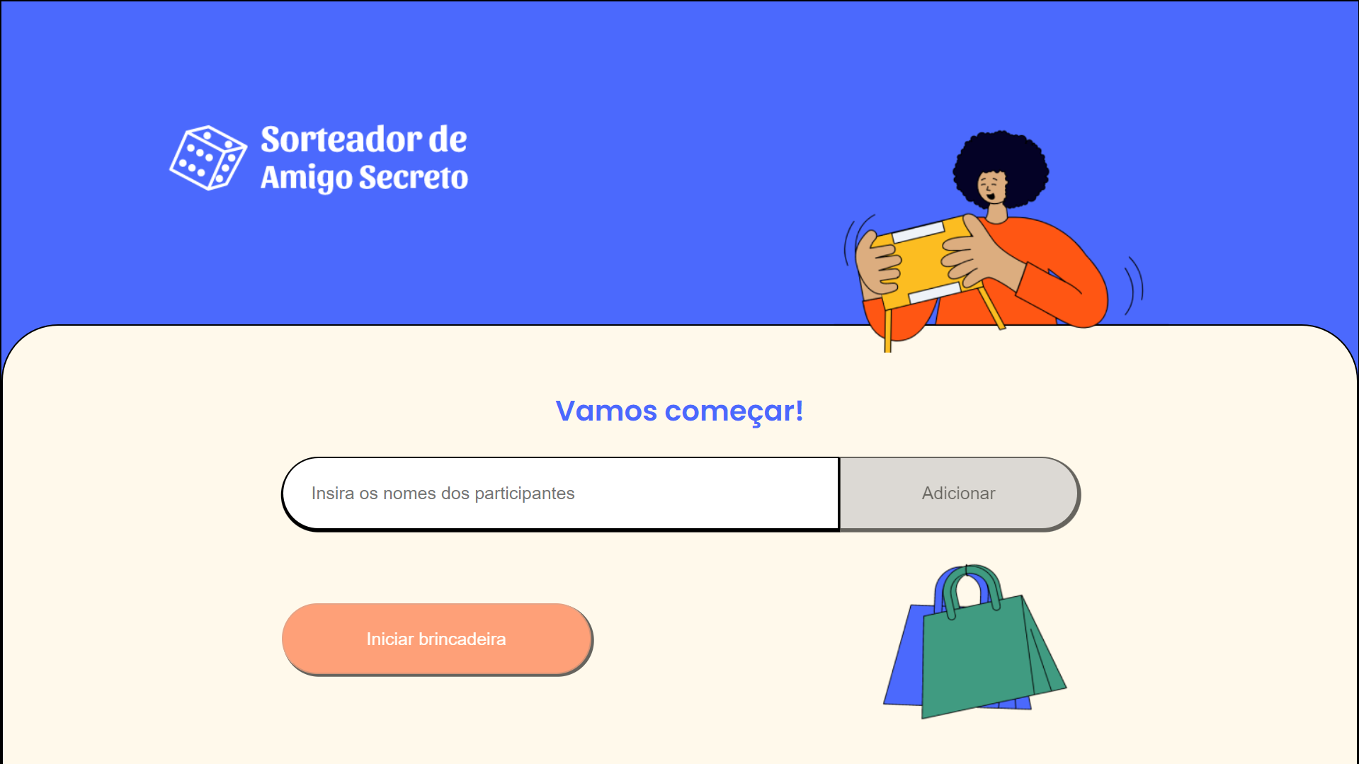 Imagem do projeto: Sorteador de amigo secreto